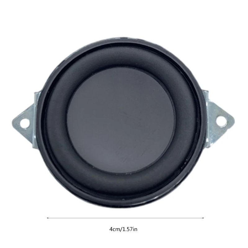 Speaker 5W 4Ohm 40mm Diameter Round Replacement Loudspeaker Speaker Neodymium Rubber Side P9JD