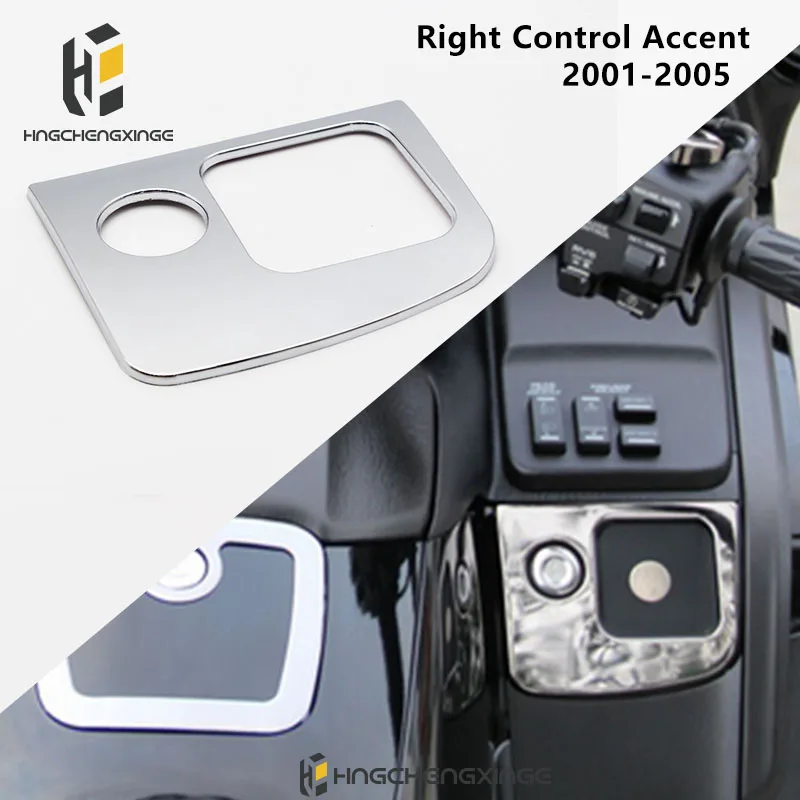 Motorcycle Accessories Cromo indicador borde acento funda etiqueta Honda Goldwing GL1800 2001-2011 ABS de pl&aacute;stico cromado piezas modificadas
