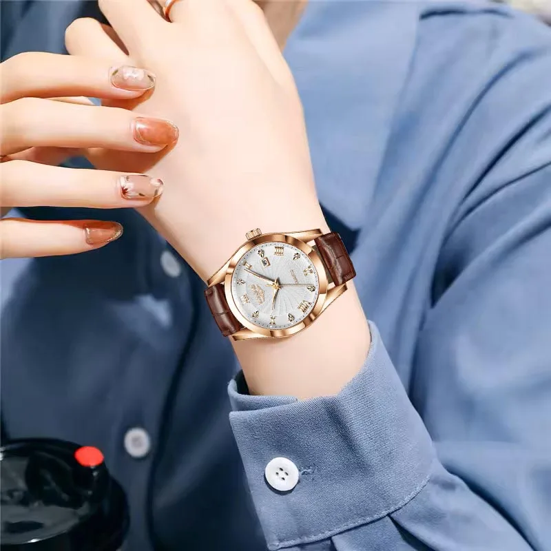 2026 New Ladies Watch LIGE Fashion Quartz Watch Women Simple Elegant Waterproof Sports Watches Gift For Women Relogio Feminino