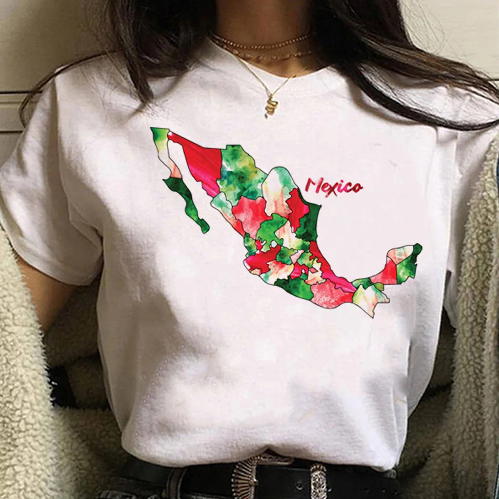 

Watercolor Countries t-shirts women comic t-shirts female anime clothes