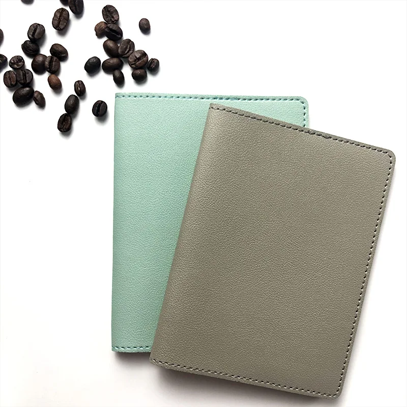 Solid color Simple Travel Passport Cover Card Case Women Men Travel Credit Card Holder ID Document Passport Holder