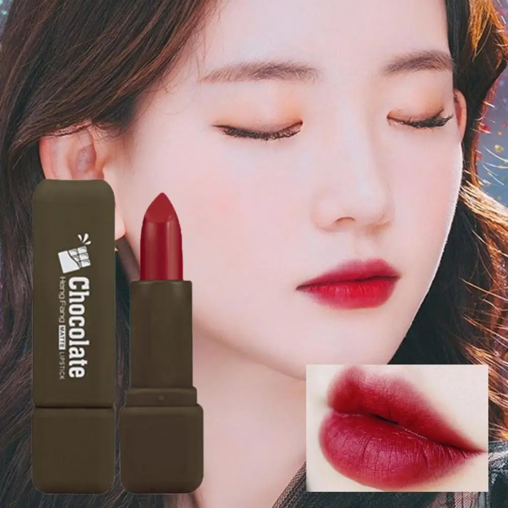 

3.5g Delicate Lip Glaze Smooth Application Portable Women Lipstick Lip Gloss Makeup Lipstick