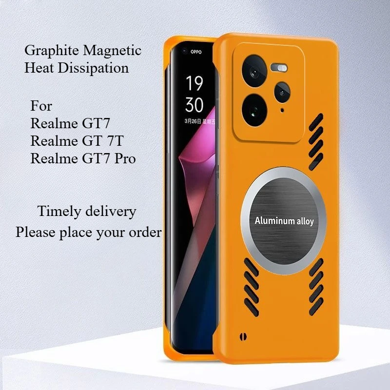 Fashion Graphite Heat Dissipation Magnetic Protective Case with Anti-Fall Cover