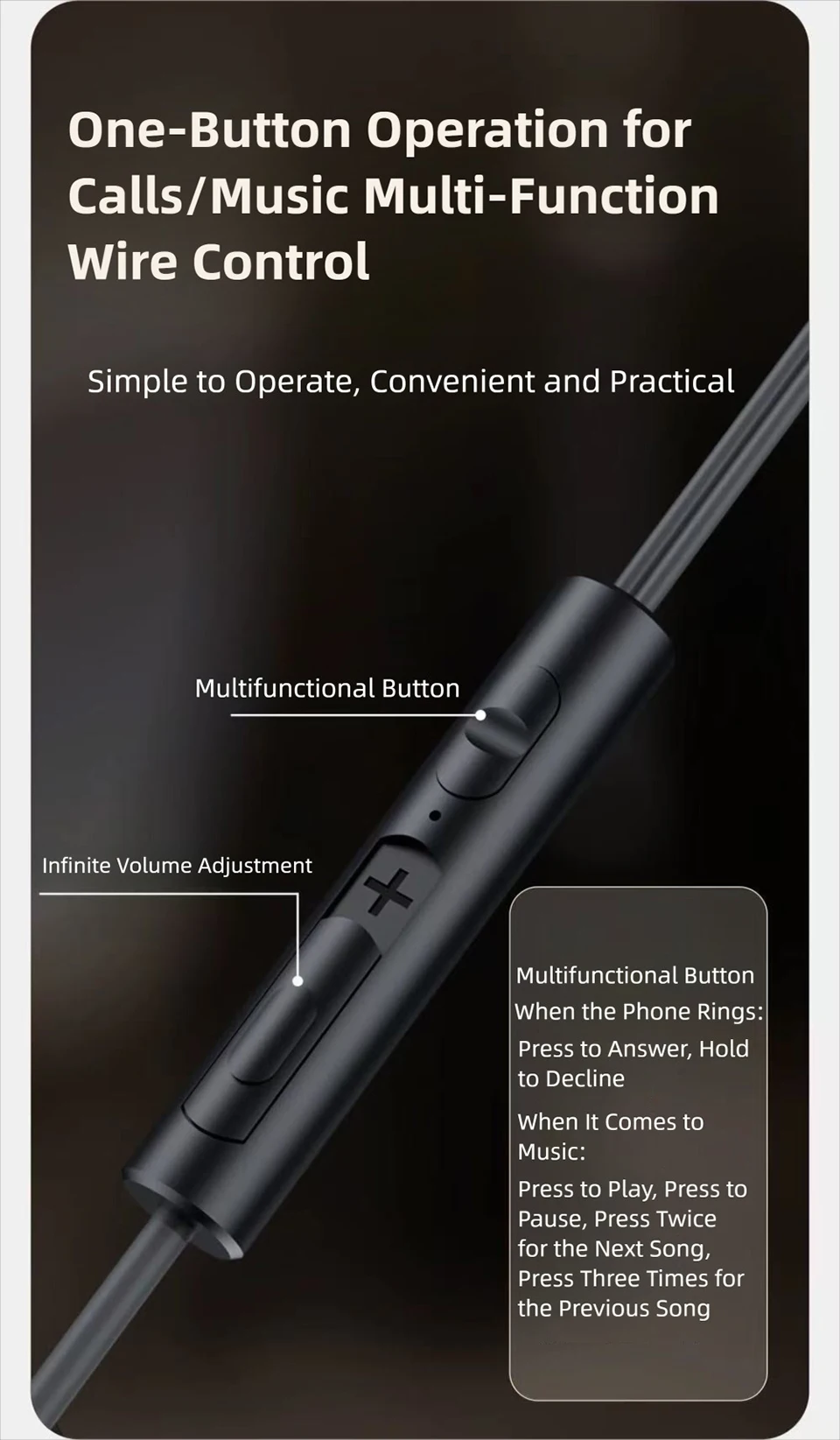 Wired Headphones With Usb-c And 3.5mm Jack Hifi Stereo Audio_voghion.com