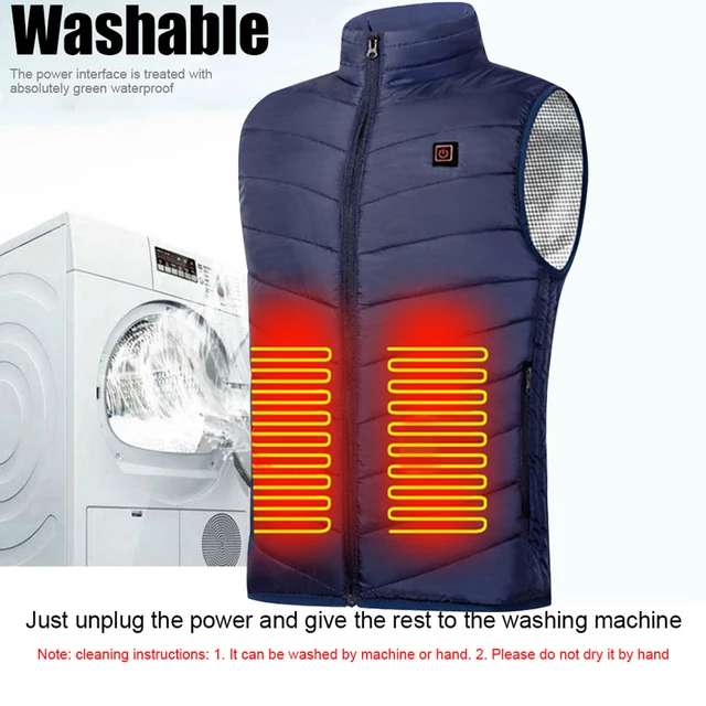 Gilet Riscaldato Uomo Con Batteria 16000mAh – 3 Livelli Di Calore, Impermeabile E Antivento, Per Inverno