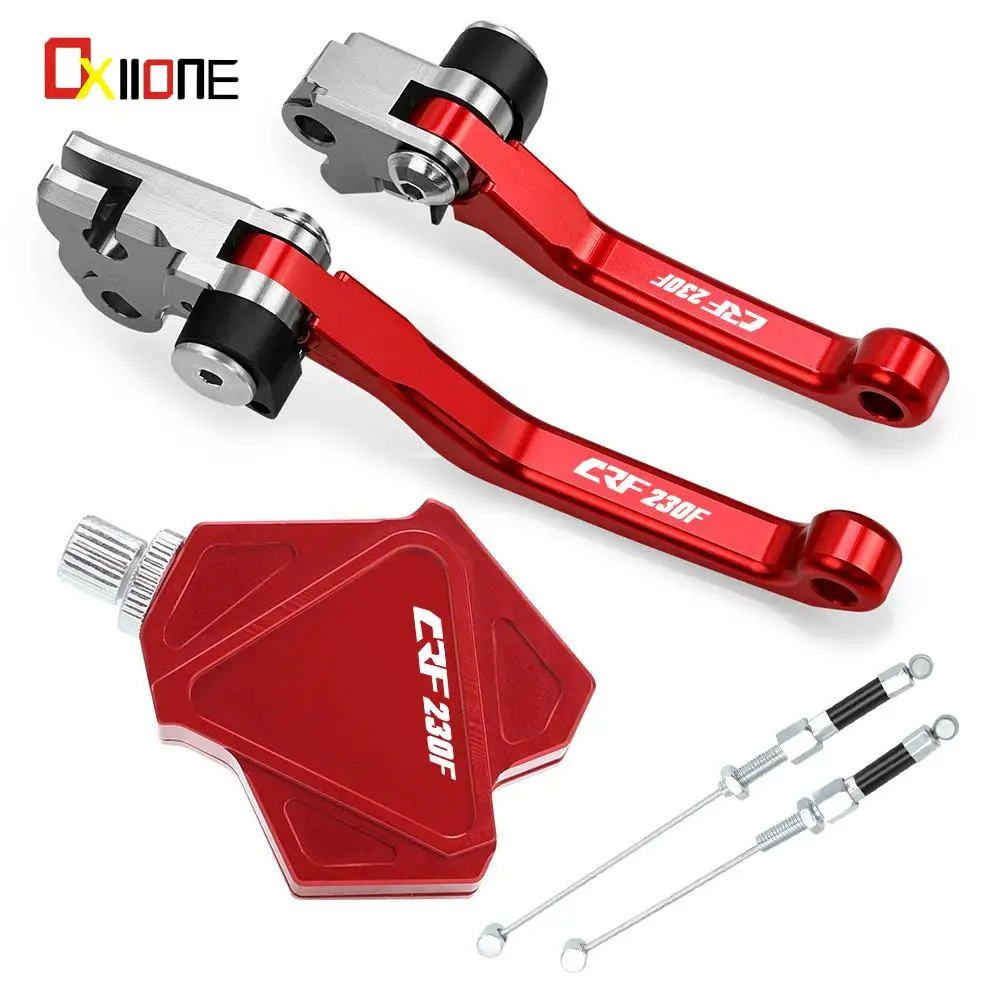 

For HONDA CRF230F 2003-2022 2021 2020 2019 Motocross Foldable Brake Clutch Levers Dirt Bike Stunt Clutch Easy Pull Cable System