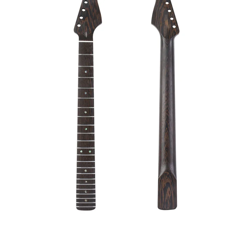 22 Bünde rechte Hand Wenge E-Gitarre Hals Griffbrett Inlay Punkte matte Farbe Halsstab Musikinstrumente Zubehör – Detail 2