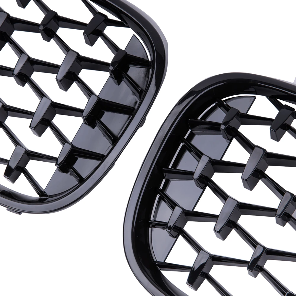 2 Pieces Car Front Bumpe Kidney Grill For BMW 7 G11 G12 730i 740i 750i 740e 725d 730d 2015-2020 Diamond Style Racing Grilles