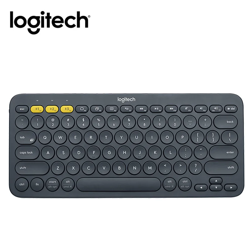 Clavier Bluetooth multi-appareils Logitech K380 pour Mac avec Easy-Switch  pour jusqu'à 3 appareils, profil compact et mince, 2 