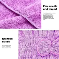 1pc Bow Knot Hair Drying Cap Towel Ultrafine Fiber Cute Bath Cap Quickly Dry Hair Shower Hat Water Uptake Bathing Cap Portable 4
