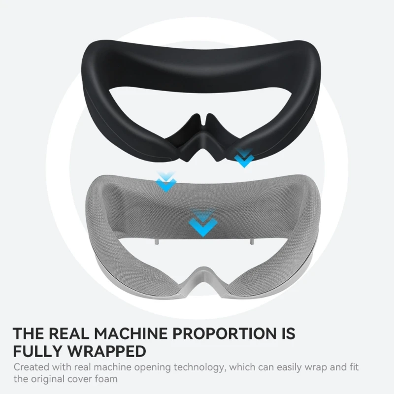 

Resilient Vent Soft Interface for Pico 4 VR Rocker Cover Sweat-Proof Silicone Face Cover VR Headset Accessories