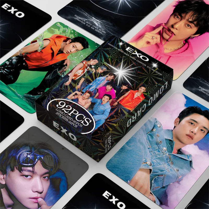 92 Pz/Set Exo Astro Lomo Cards Photocard Nuovo Album Hd Print Card Poster Sticker Boy Group Fans Collezione Di Regali
