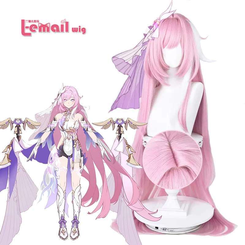 anime honkai impact 3 elysia diary school notebook paper agenda schedule planner sketchbook gift for kids notebooks 1766 L-email wig Synthetic Hair Honkai Impact 3rd Elysia Cosplay Wig Halloween Cosplay Wig 80cm 110cm Long Flax Hair Heat Resistant