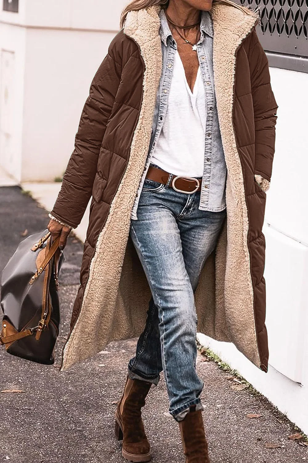 2024 New Female Waterproof Winter Fashion Casual Women Overcoat Warm Jacket Thick Long Lady Coats Female Warm Parkas QY134