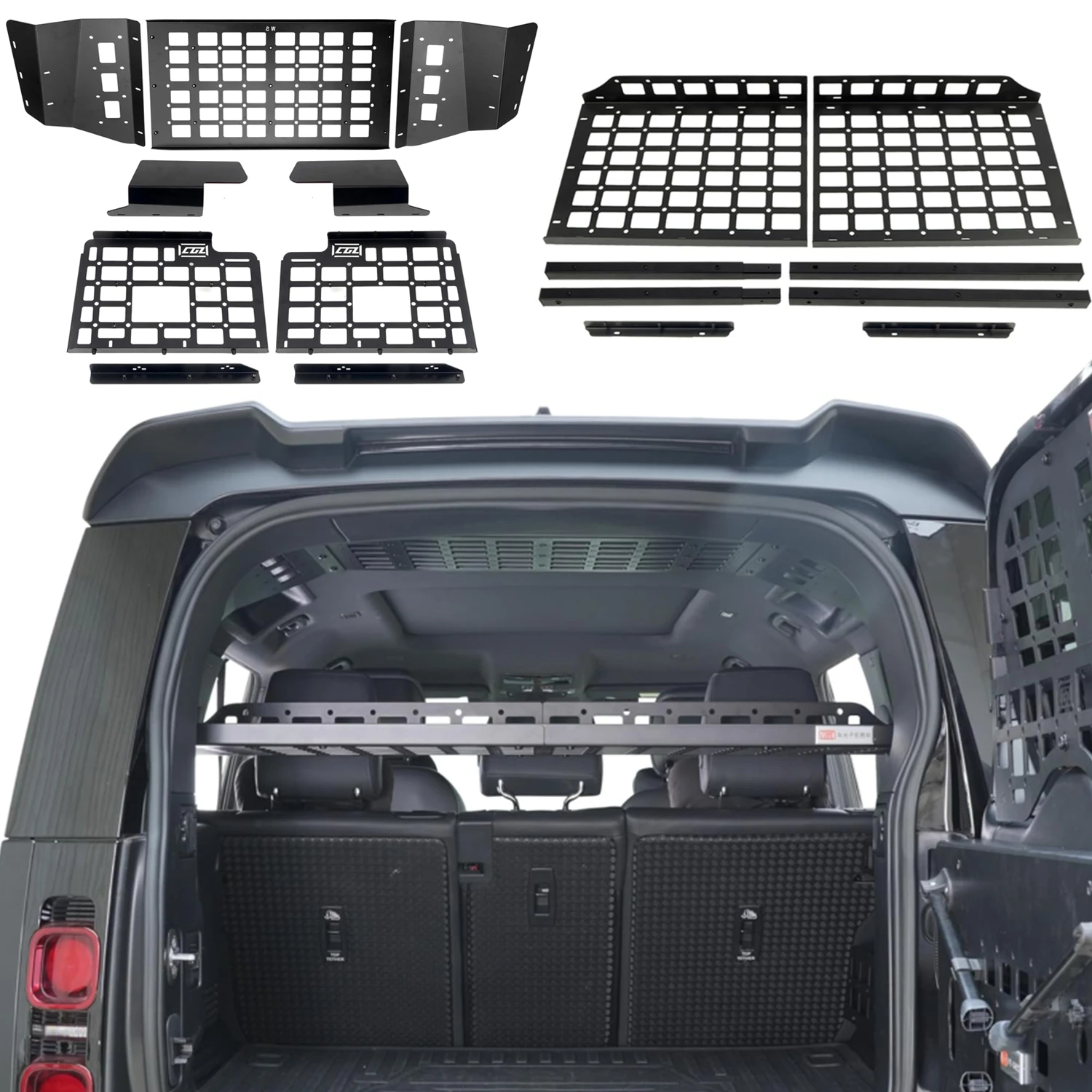 CGZ Molle Panels Fit for Land Rover Defender 110 2020 2021 2022 2023 ...