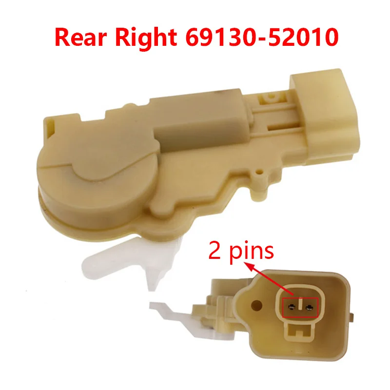 새로운 도어 잠금 액츄에이터 Lexus RX300 GS300 GS430 GS400 용 Toyota Echo Yaris Platz Vitz PRIUS Scion xB 용 전면 후면 왼쪽 오른쪽