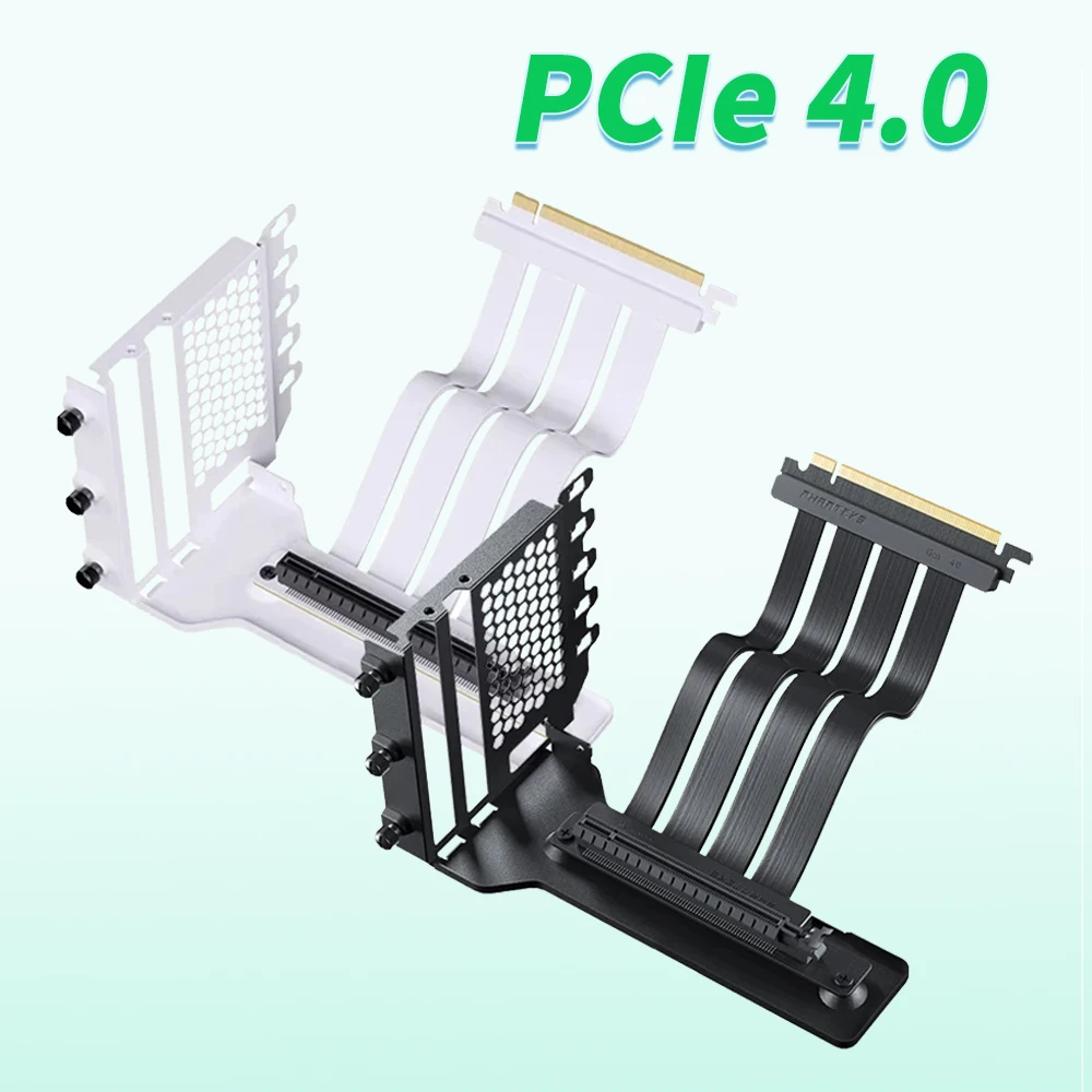 Supporto Per Scheda Grafica Verticale Vgpukt 4.0 Con Cavo Adattatore Pci-E 4.0 X16 Staffa Per Scheda Video Per Set Di Custodie Atx
