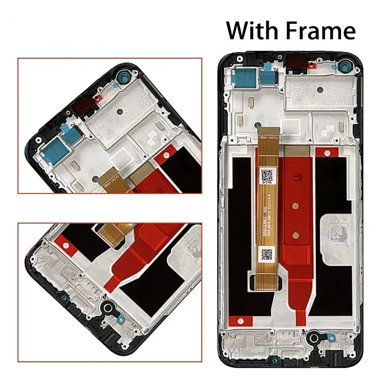 6.5'' Original For Oppo Realme 8 5G LCD Display 10 Touch Screen Digitizer Assembly For Realme8 5G RMX3241 Display Repair Parts