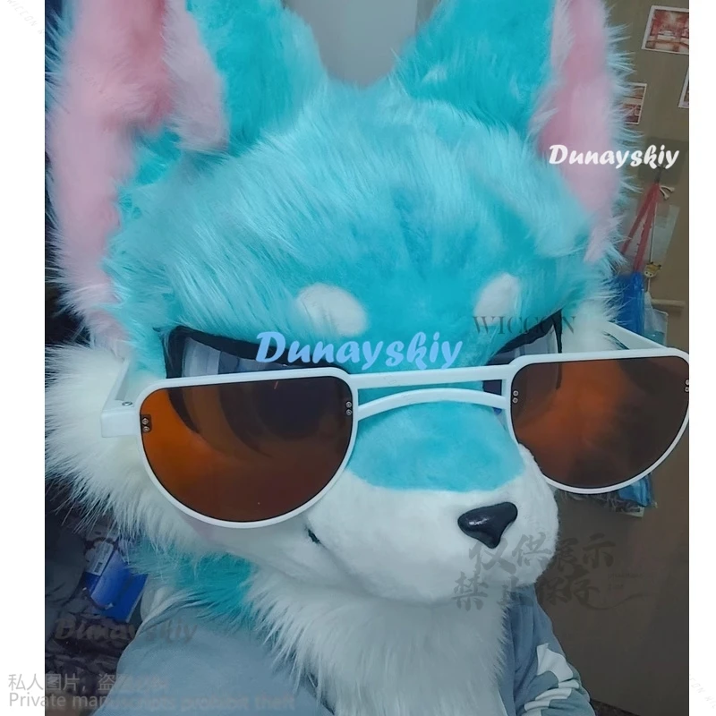 Animal Glasses Fursuit Accessories Kigurumi Mask Furry Glasses Props Base Kig Halloween Kemono Fox Cat Dog Rabbit