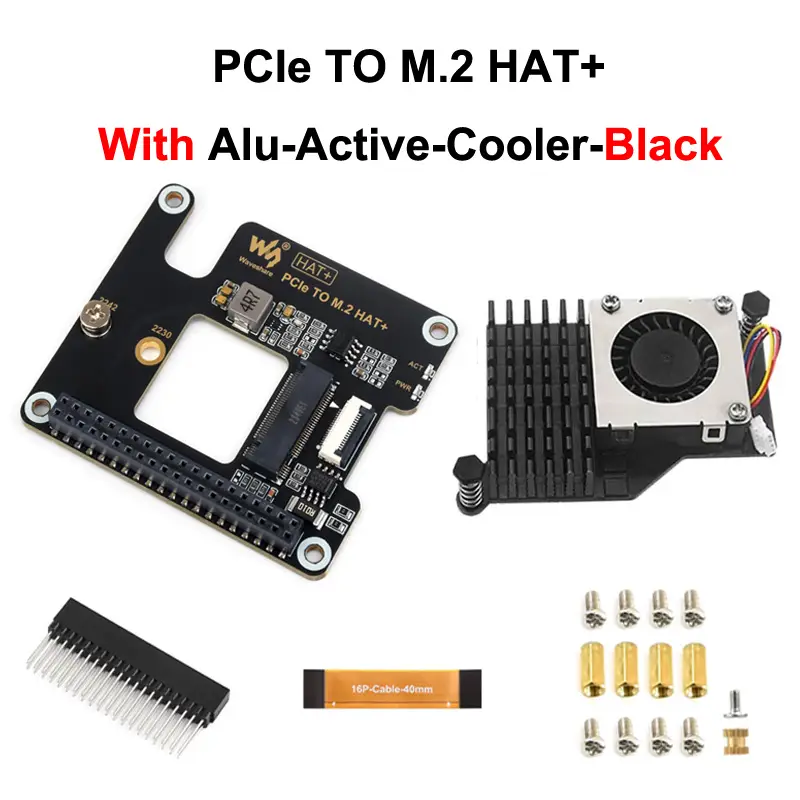 Raspberry Pi5 PCIe to M.2 NVMe SSD Adapter Board PCIe TO M.2 HAT Extension Board for Pi 5 image 8