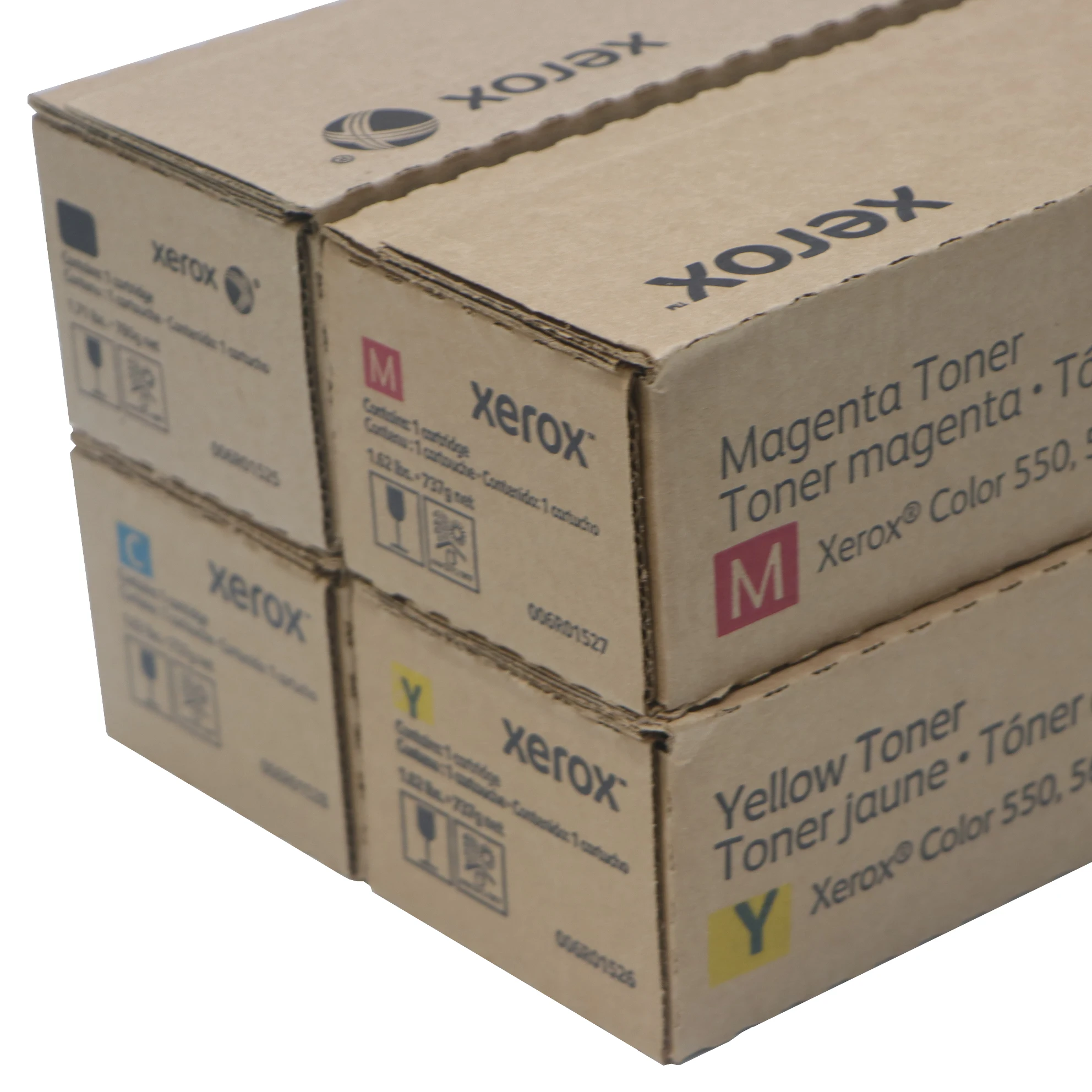 1Set Original New Toner Cartridge for Xerox C 550 560 570 006R01525 006R01526 006R01527 006R01528