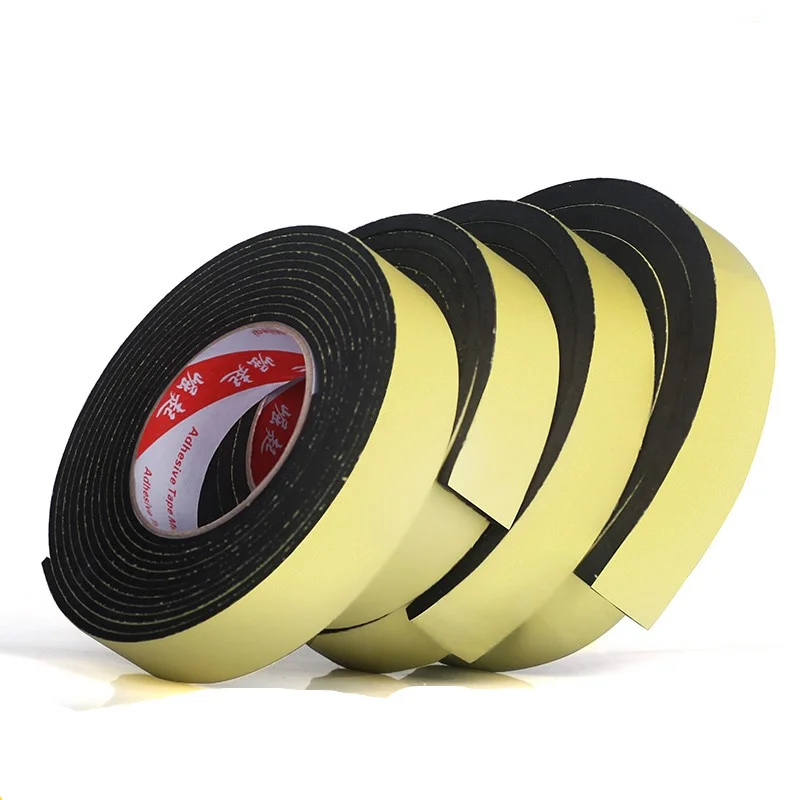 Single Sided Foam Tape Self Adhesive Extra Sticky Backed Gasket Seal Window Car 