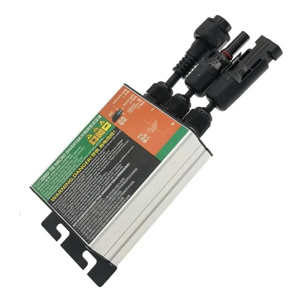 태양광 그리드 타이 인버터, 방수 마이크로 인버터, DC 30V 입력, 230V 출력, 180W