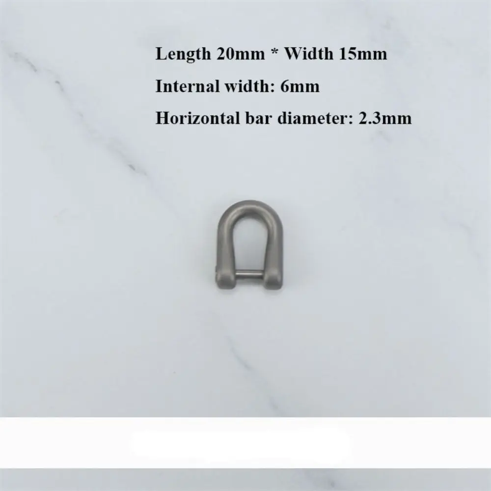 Premium Titanium Alloy Horseshoe Buckles - Versatile Outdoor Keychain Hooks