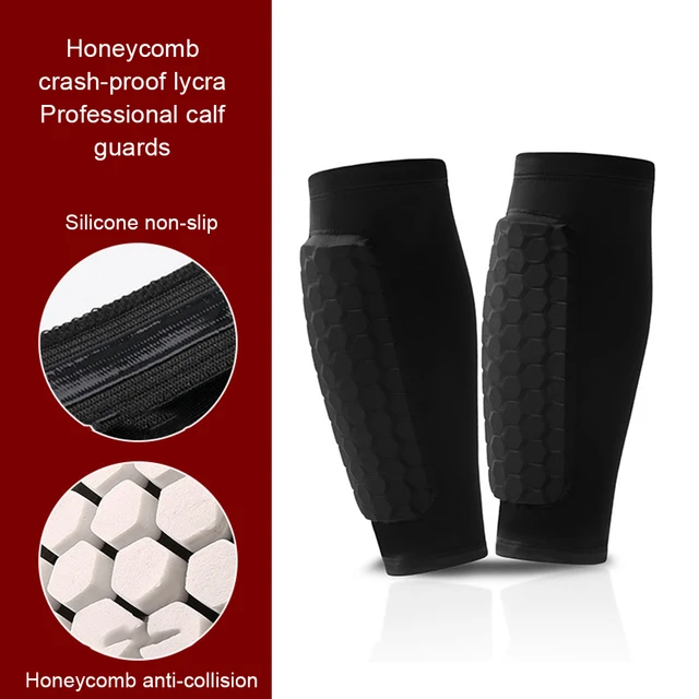 2piece Comfort Hexagon Pads Ski Shin Experience With Top Materials For Shin Protectors 2pcs/set And Skiing Shin 2
