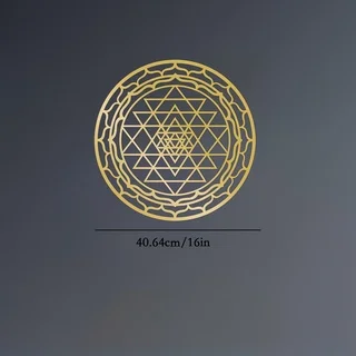 Lotus-Inspired Flower of Life Metal Wall Art - Exquisite Decor for Home and Living Spaces
