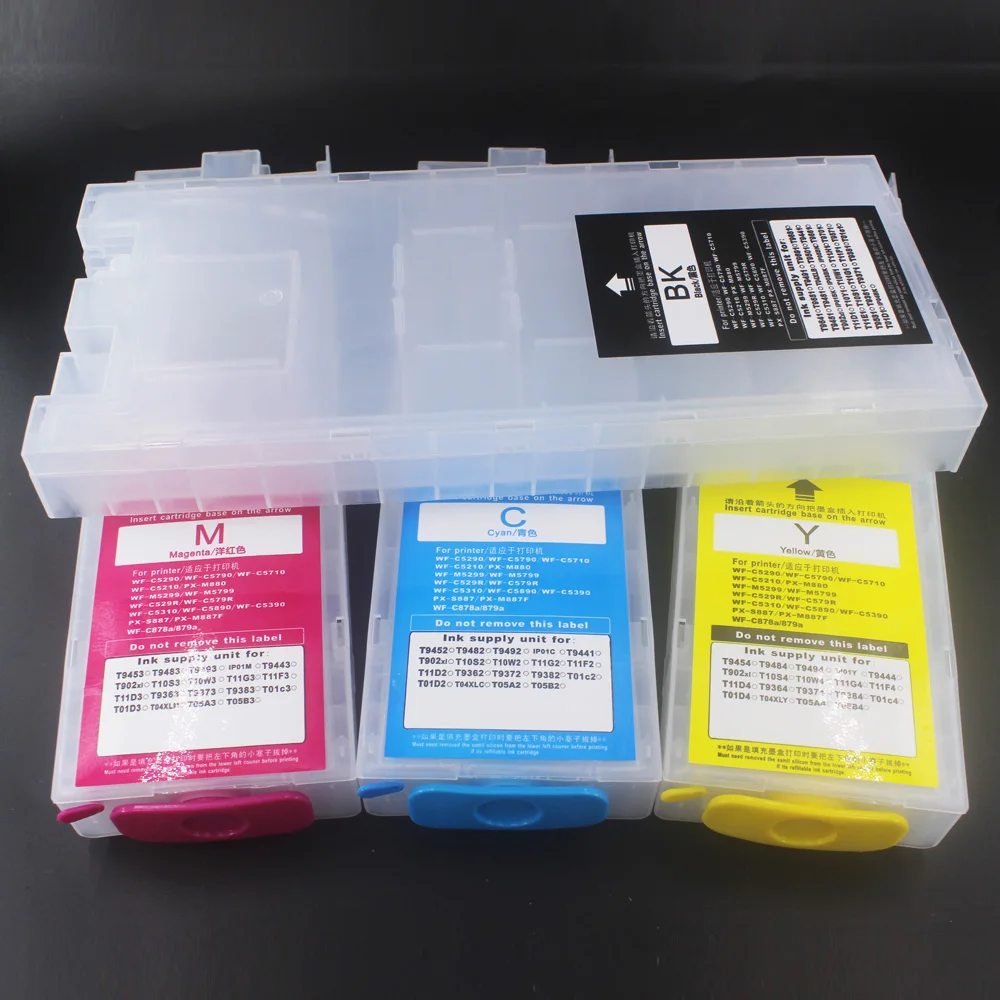 UPink Refillable Ink Cartridge For EPSON WF-C5790 WF-C5710 WF-C5290 WF ...