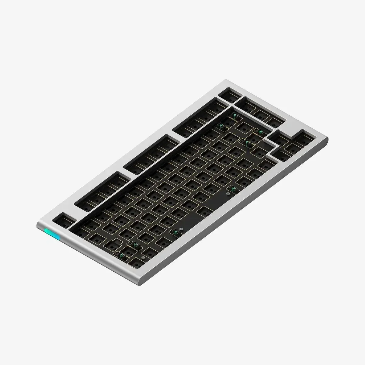 Amazon.com: KEYMECHER XS75T 75% Hot Swap Mechanical Keyboard with LCD  Screen & Knob, Wireless Triple Mode Gaming Keyboard with 3000 mAh Battery,  RGB for Office/Win/Mac (Silver Switch) : Video Games