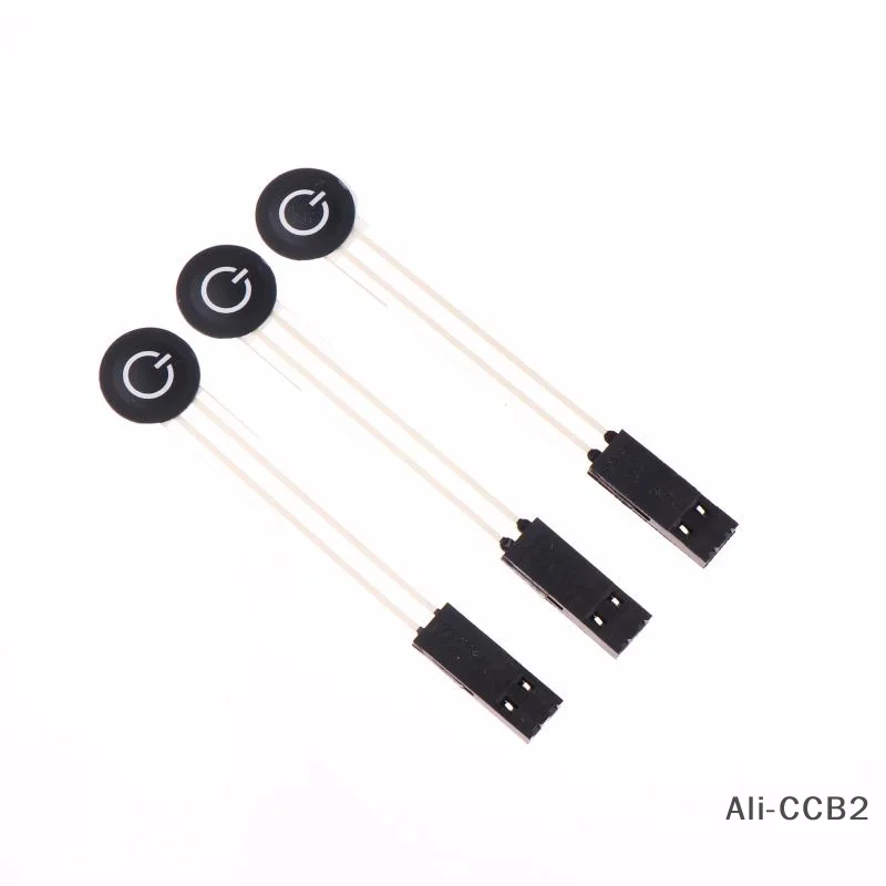 1/3Pcs New 1key Single-key Power Membrane Button Switch With PVC/PET Control Panel DIY Accessories