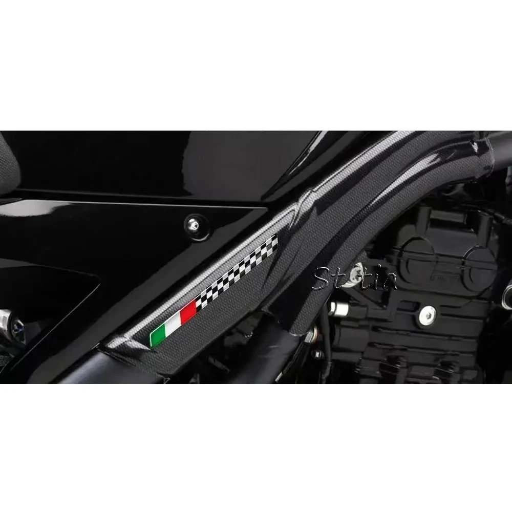 Motorcycle Flag Sticker Waterproof Glue Drop Tri Color Flag of Italy Decorative Decal for DUCATI VESPA Gts 300 Gtv RA LX Sprint