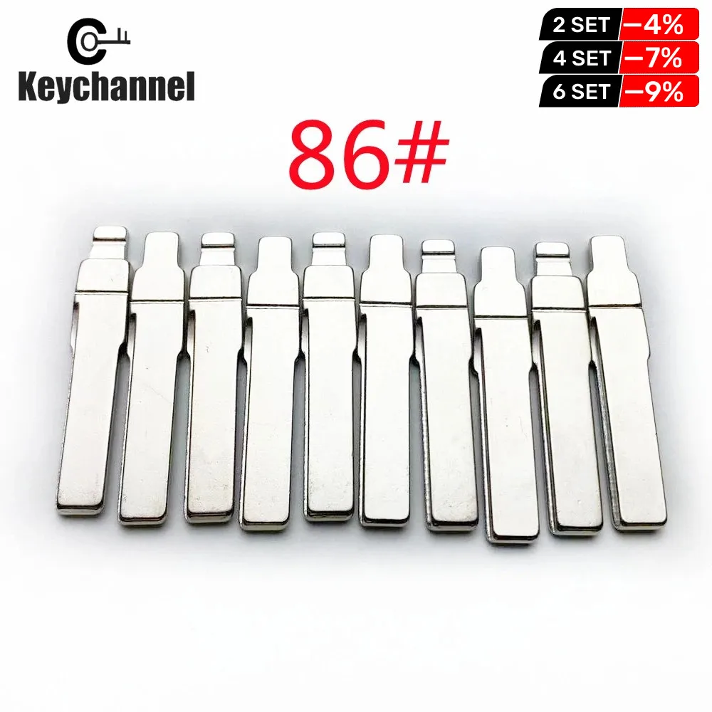 Original #86 LISHI HU66 Blade Remote Folding Flip Blank Key 10 PCS Passat Bora Tiguan Polo Jeeta Golf 202AD 202AJ Remote Car Key