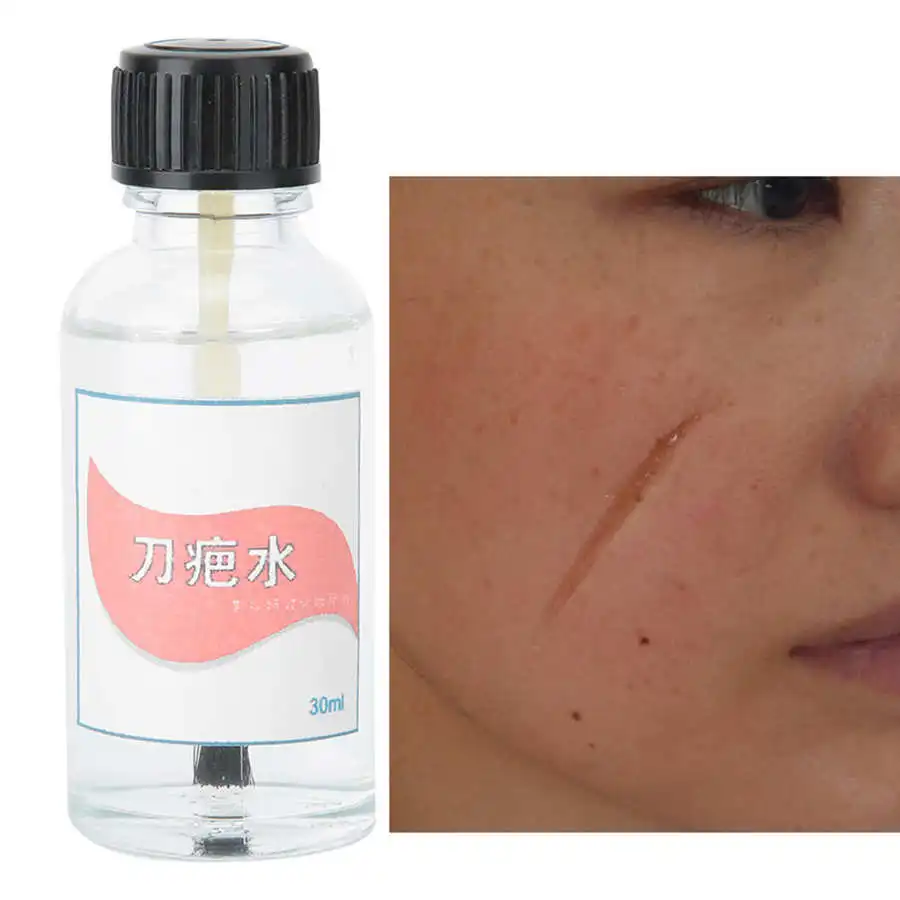30ml Professional Halloween Fake Wound Simulation Scars FX Makeup Effect Liquid Face Body Makeup Scar Making Gel Water Cosmetics body face paint face body paint makeup wax kit makeup kit wax