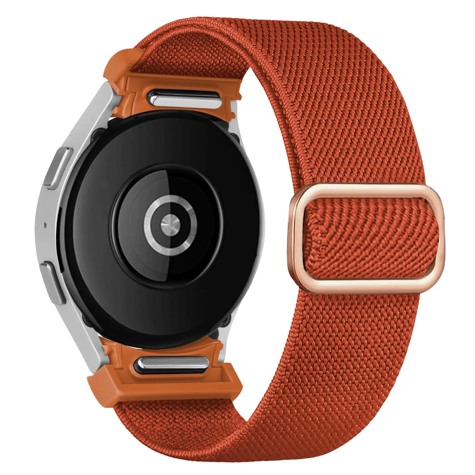 Elastic Nylon Loop Bracelet - Smartwatch Band, No Gaps, Multiple Sizes