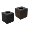 PU Leather Square Facial Tissue Box Cover Elegant Countertop Tissue Container Paper Napkin Holder for Home Living Room 3