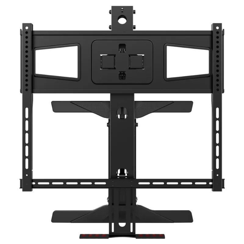 가스 스프링 유압식 리프트 TV 벽걸이 브래킷 높이 조절 가능 벽난로 TV 마운트 3250인치 평면 스크린 TV 호환