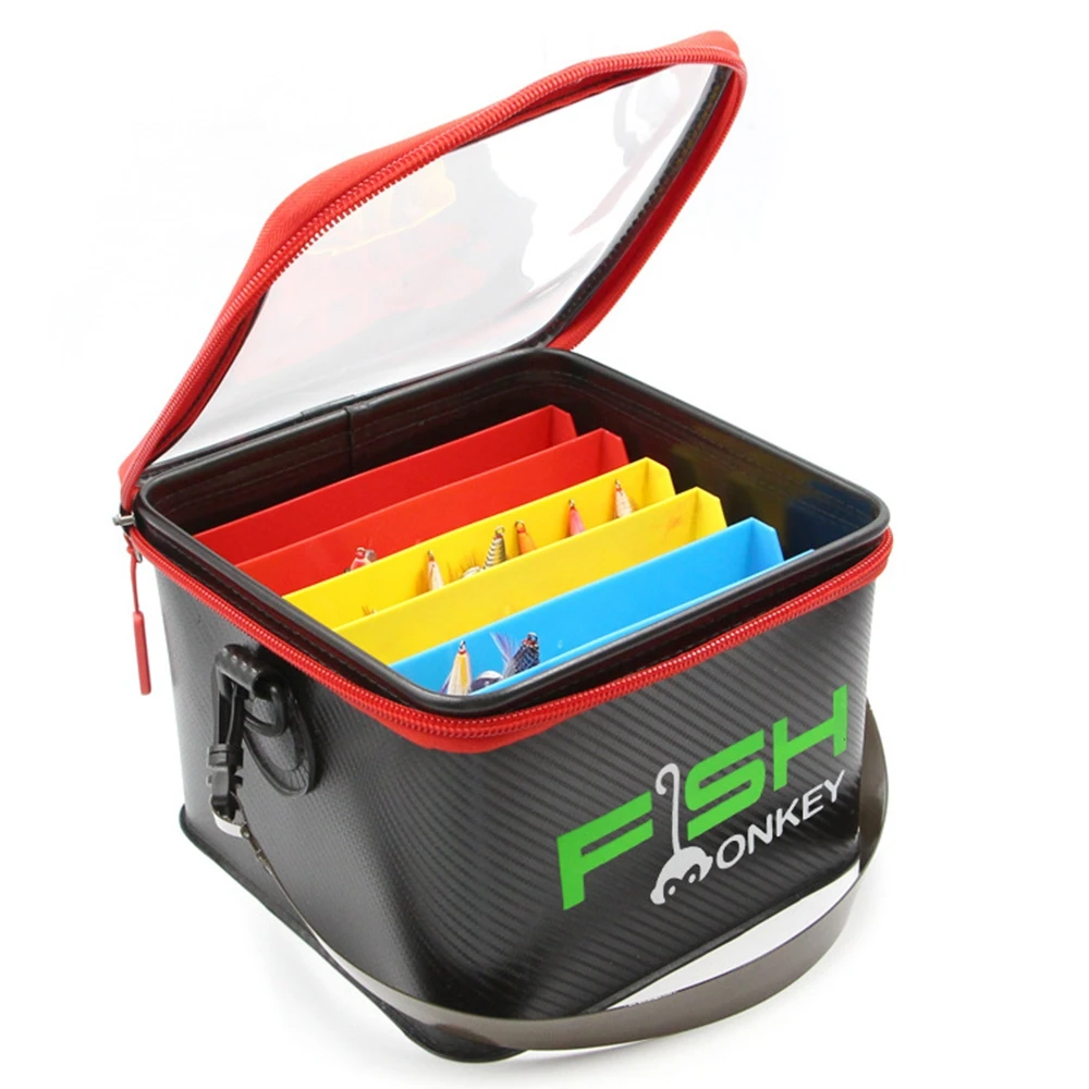 New Fishing Bucket With 6pcs Insert Box For Fishing Lures Storage