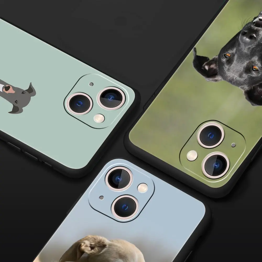 Galgo Greyhound Luxury Soft TPU Black Phone Case
