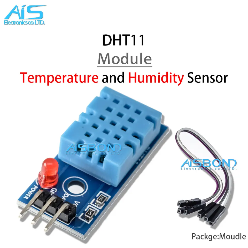 New DHT11 Temperature And Relative Humidity Sensor Module For arduino image 1