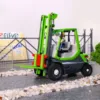 1/14 RTR Mini RC Hydraulic Forklift Metal Wheeled Transfer Car DIY Painted Finished Folk Lift Truck Cars Vehicle Model Boys Toys 2