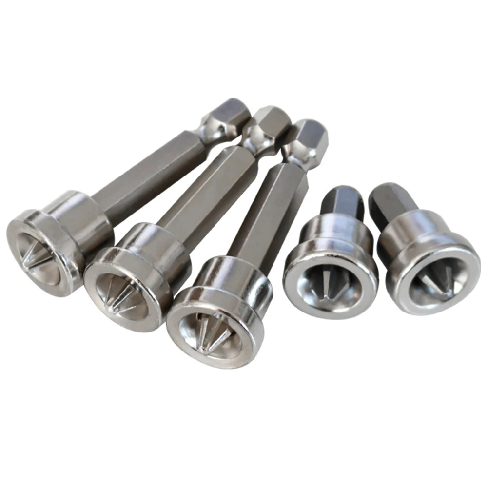 Lot De 5 Embouts Magnétiques Pentagonaux S2 1-4 Poignée Hexagonale Clé