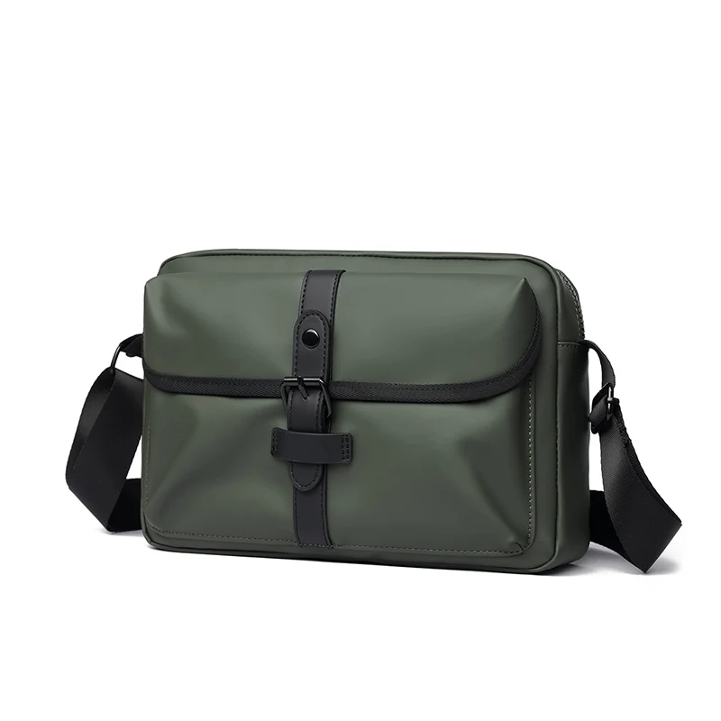 Men's crossbody bag - with adjustable shoulder straps, travel and commuting bag - durable daily crossbody bag, smooth texture