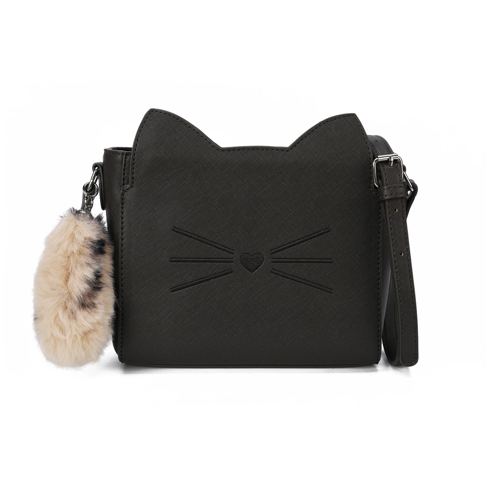 New Shoulder Bag Female Package CAT Pattern Female Package Handbag Messenger Bag Cat Wings