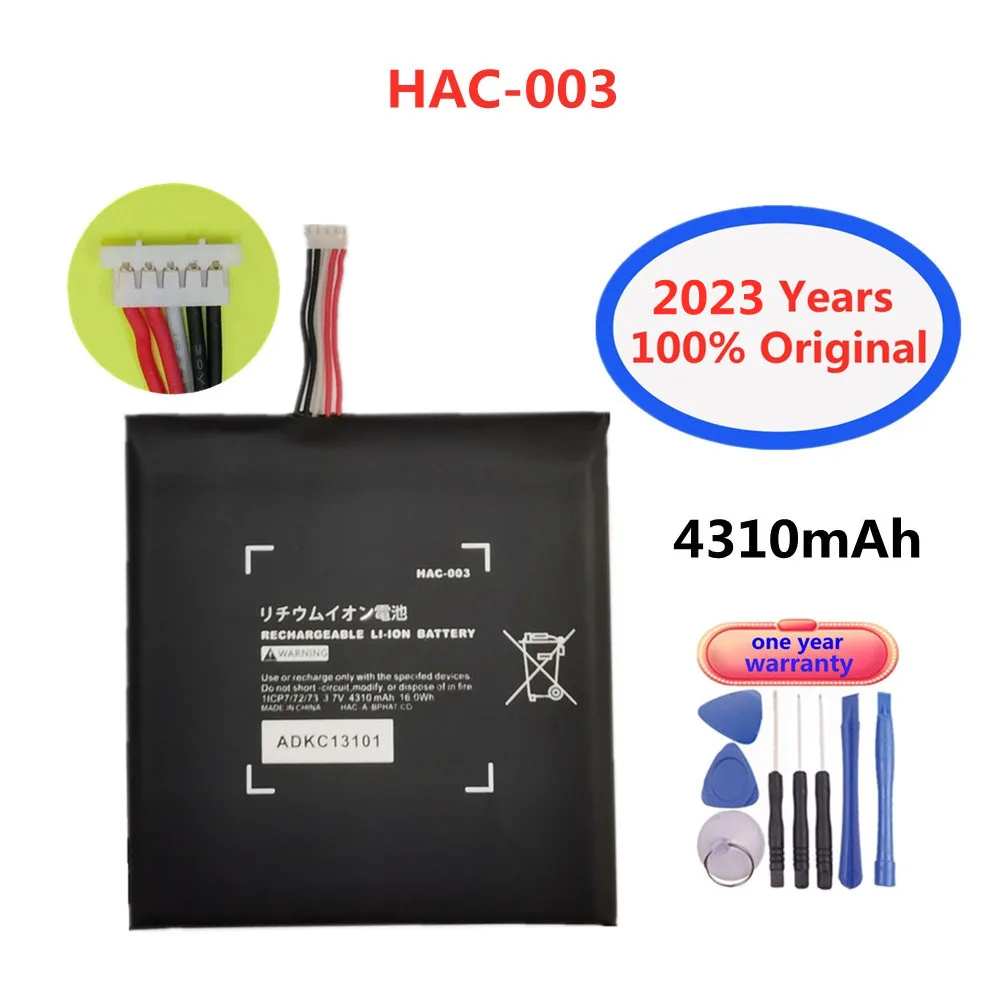 

HAC-003 HAC 003 4310mAh 3.7V Battery for Nintendo Switch 2017 Game Console HAC-001 Internal Upgrade Battery with Repair Tool Kit