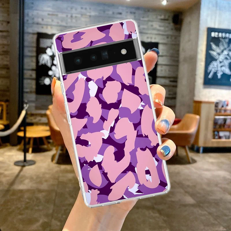 Leopard Print Clear Soft TPU Phone Case - Sexy & Trendy Design