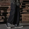 Multi Pocket Cargo Pants Mens Work Pants Safari Style Casual Wide Leg Pants Men Solid Color Baggy Trousers 6