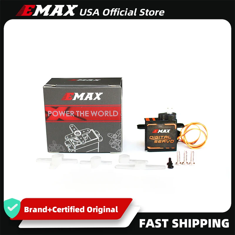 EMAX USA Official 2PCS ES9052MD HV All-Purpose High Voltage Metal Gear Digital Servo
